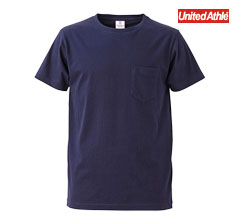 4.7オンスファインジャージーTシャツ（ポケット付）