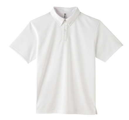 4.4オンスドライボタンダウンポロシャツ（ポケット無し）（00313-ABN） ホワイト（001）