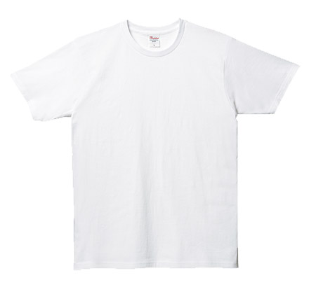 5.0オンス　ベーシックTシャツ（00086-DMT） ホワイト（001）