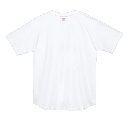 5.6オンス ヘビーウェイトラグランTシャツ（00106-CRT） ホワイト（001）