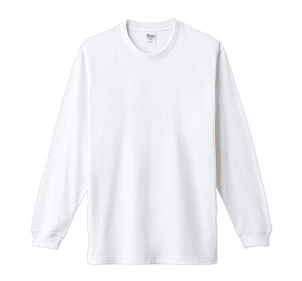 5.6オンス　ヘビーウェイトLS-Tシャツ（+リブ)（00110-CLL） ホワイト（001）