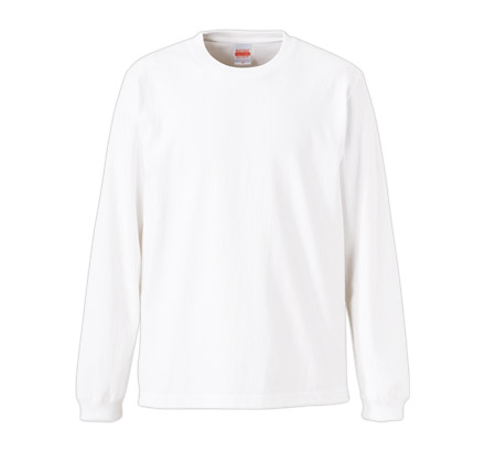 オーセンティック スーパーヘヴィーウェイト7.1オンス ロングスリーブTシャツ（1.6インチリブ)（4262-01） ホワイト（001）