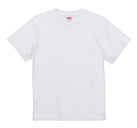 5.3オンス エコT/C プレーティング Tシャツ（5229-01） ホワイト（001）