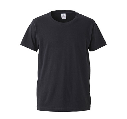 4.7オンスファインジャージーTシャツ（5745-01-04） ブラック（002）
