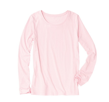 4.1oz Basic Long Sleeve T-shirts（DL304） シャーベットピンク（411）