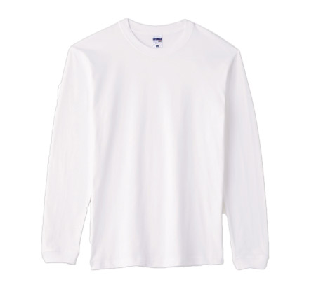 6.2オンスヘビーウェイトロングスリーブTシャツ（ポリジン加工）（MS1611） ホワイト（15）