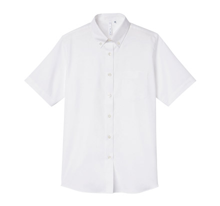 半袖オックスフォードシャツ（レディース）（00806-SOL） ホワイト（001）