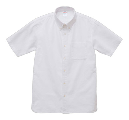 オックスフォード ボタンダウン ショートスリーブシャツ（1268-01） OXホワイト（440）