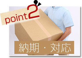 point2 納期・対応